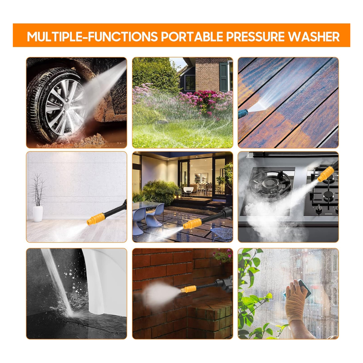 Miniatura 3 de Hidro lavadora de doble batería dt-114